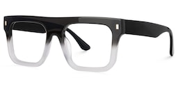 Reaux Square Black Gradient Glasses1