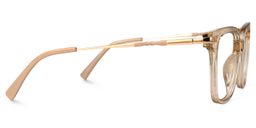 Jacqui Square Beige Glasses2