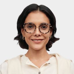 Leila Butterfly Tortoise Glasses0