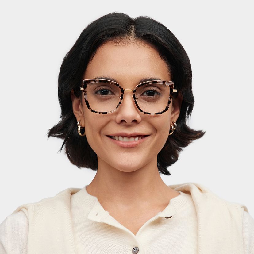 Leila Butterfly Tortoise Glasses