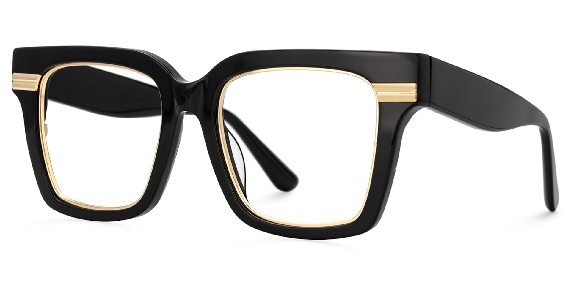 Taylor Square Black Color Frame Glasses for females | Zeelool1