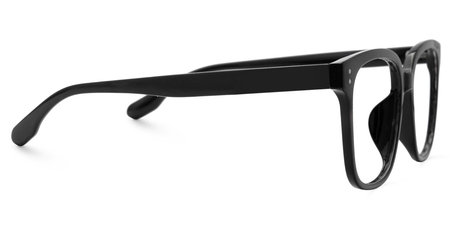 Oglesby Square Blue Light Blocking Glasses Black Frame | Zeelool2
