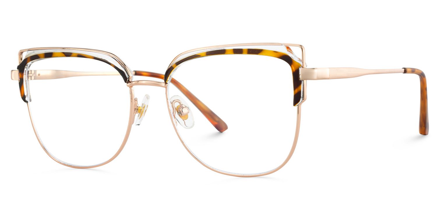 Samson Tortoise Square Glasses With Adjustable Nose Pads Design2