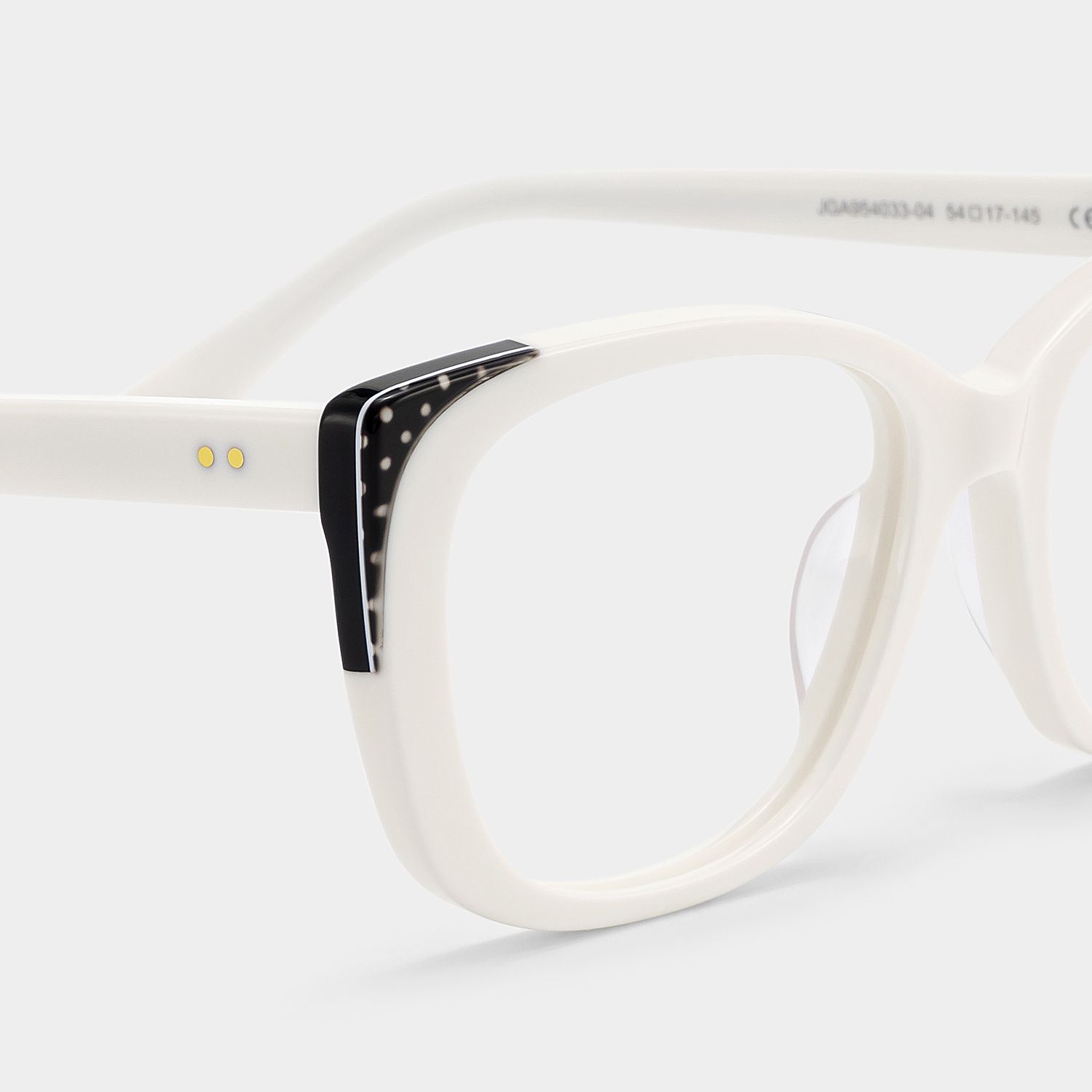 Madeline White Cat eye Frame Glasses On Sale | ZEELOOL5