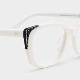 Madeline White Cat-eye Glasses5