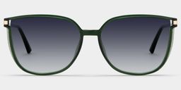 Rodz Square Dark-Green Sunglasses0