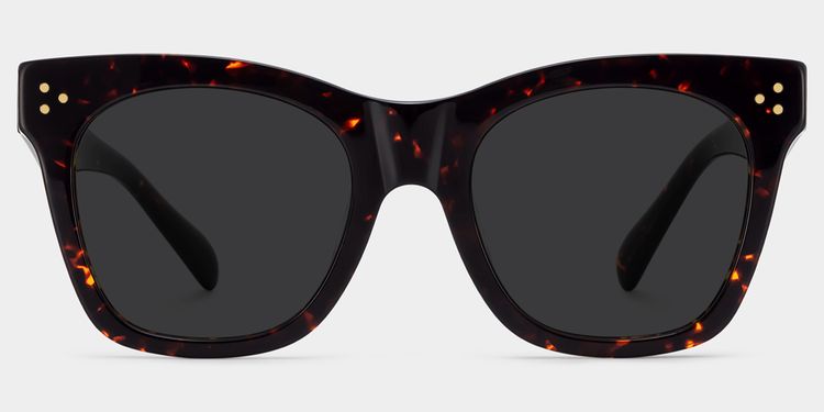 Gordon Tortoise Rectangle Sunglasses