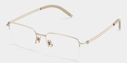 Carson Rectangle Light Gold Glasses3