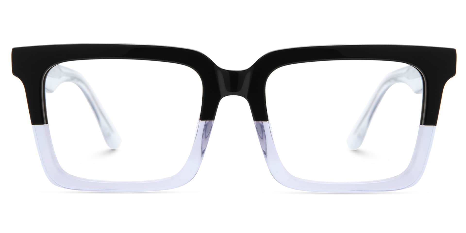 Black Crystal Square Frame Glasses - Hattie on Sale | Zeelool0