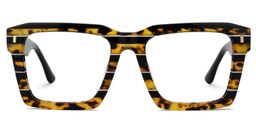 Kenish Square Tortoise Glasses0
