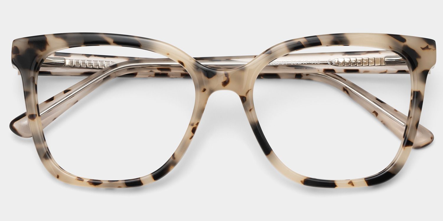Sage Tortoise Frame Glasses with Rectangle Frame Online | ZEELOOL4
