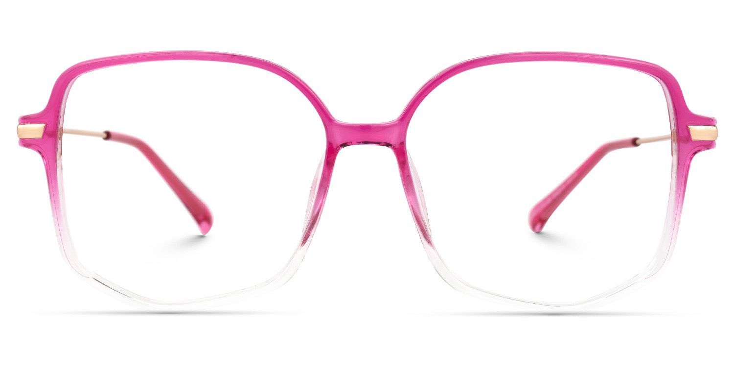 Payton Square Geometric Ombre Frame Glasses | Zeelool0