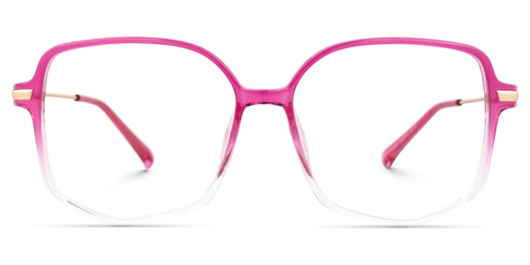 Payton Geometric Bright-Pink Glasses