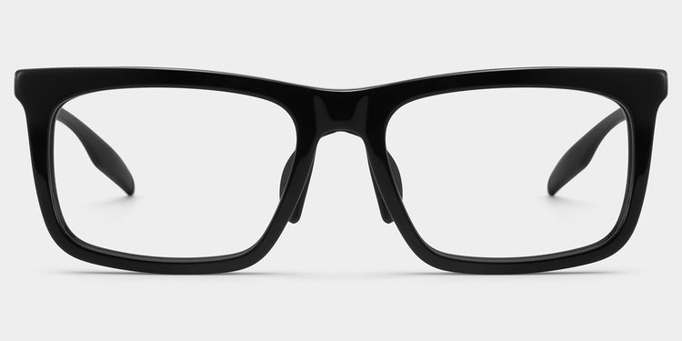 Ease Rectangle Black Glasses