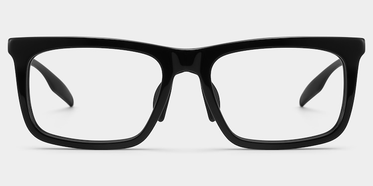 Ease Rectangle Black Glasses