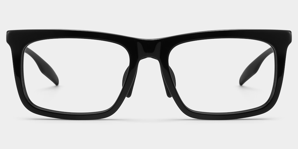Ease Rectangle Black Glasses