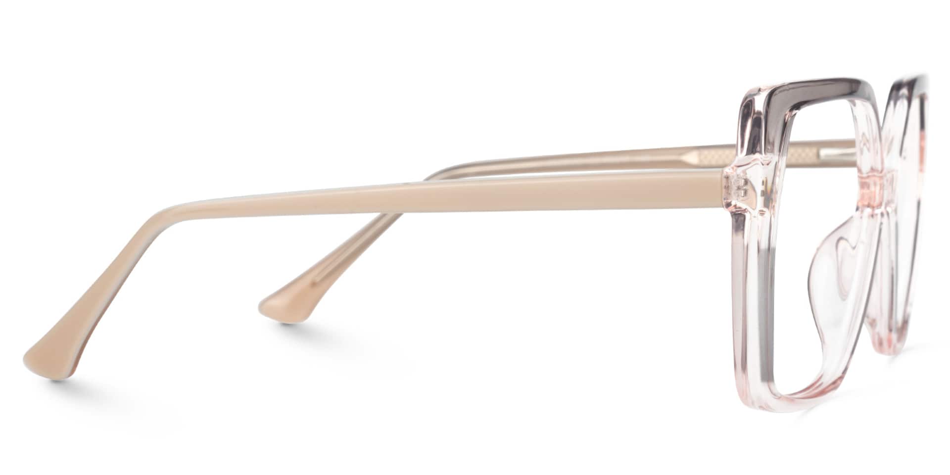 Square Jeneive Gray Glasses deals -Zeelool Glasses2