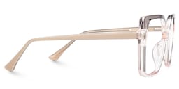 Jeneive Square Gray Glasses2