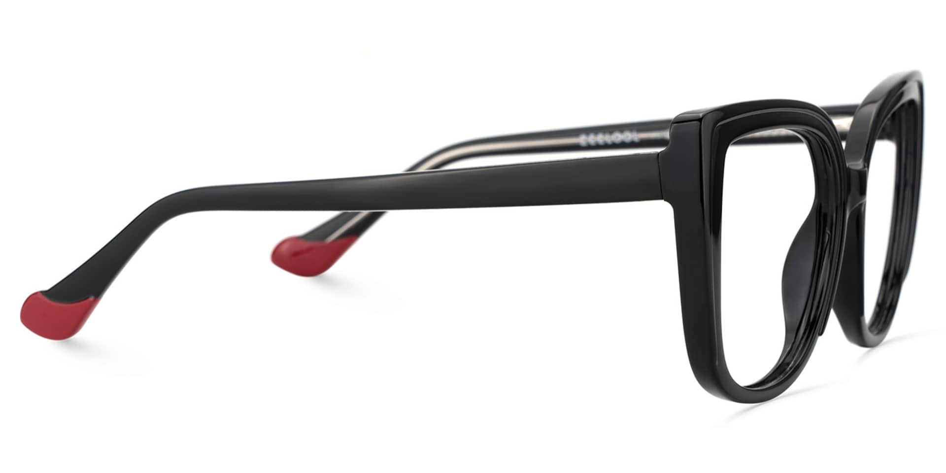 Fenn Cateye Black Glasses3