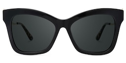 Elida Butterfly Black Glasses0