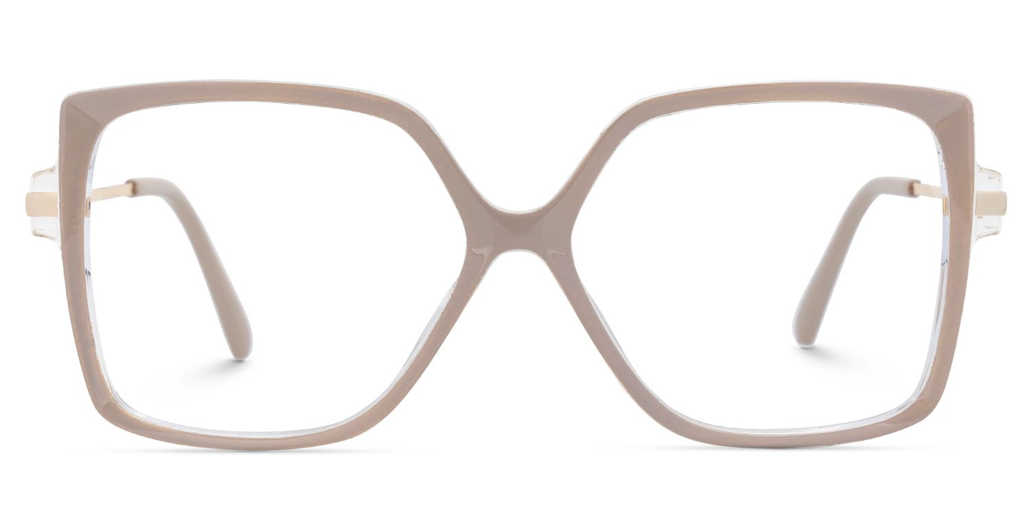 Square Dianne Pink Glasses deals -Zeelool Glasses0