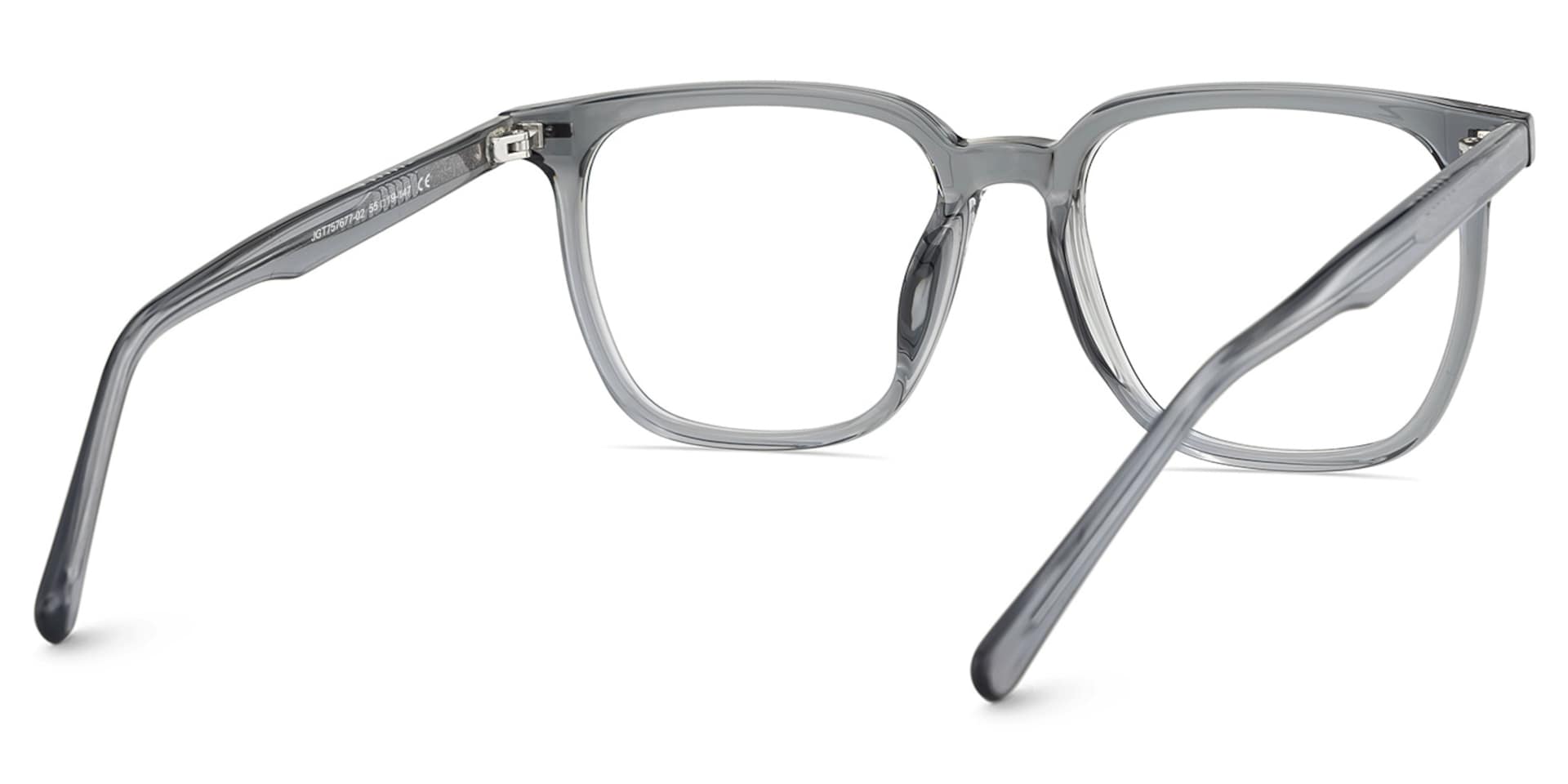 Square Grey Eyeglasses Jude TR-90 Frame Glasses5