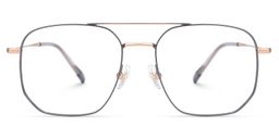 Chassidy Aviator Gold Glasses0