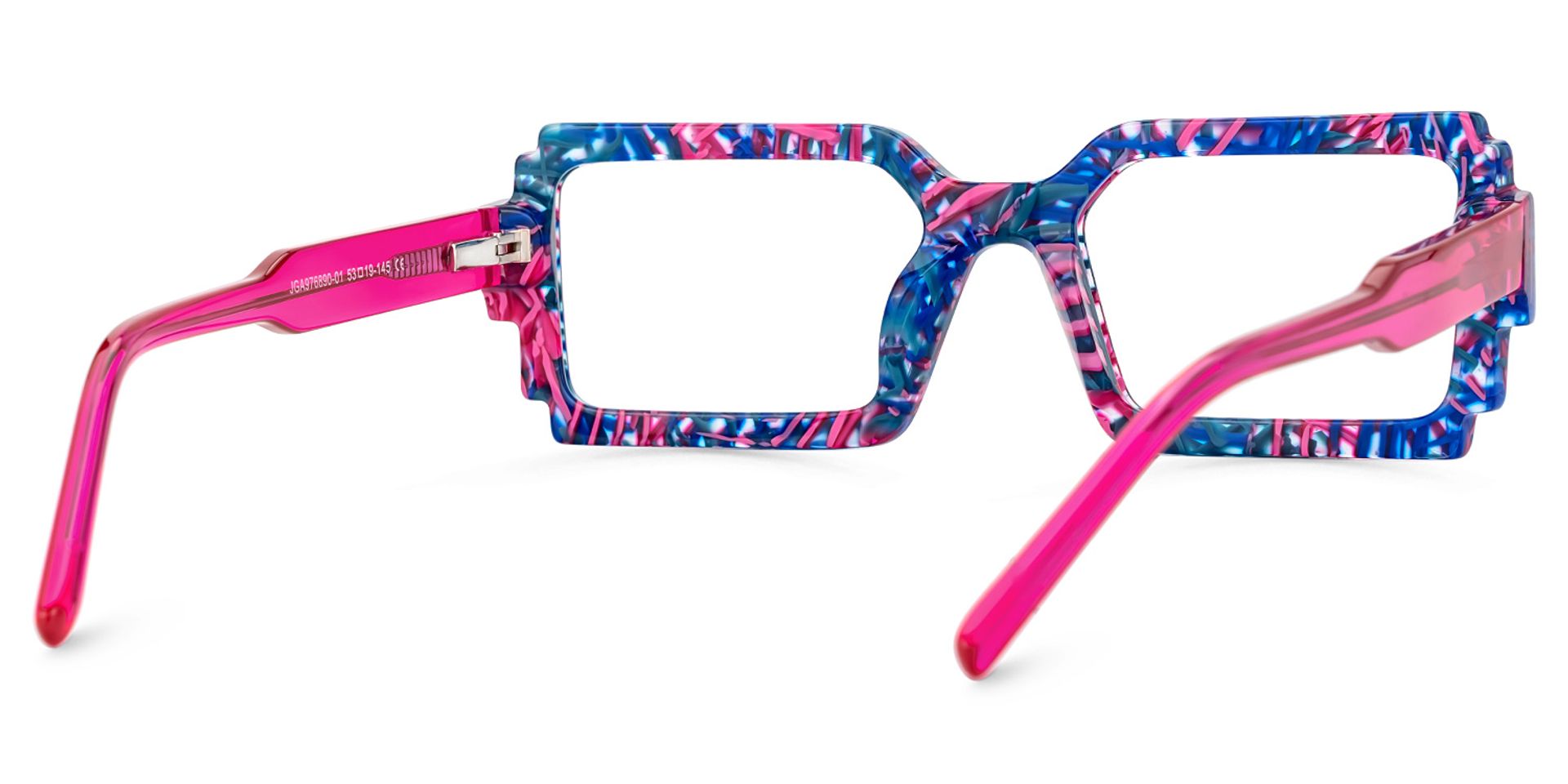 Frederick Bright Color Bold Rectangle Glasses | Zeelool3