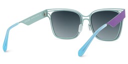Dacarine Square Purple Blue Sunglasses4
