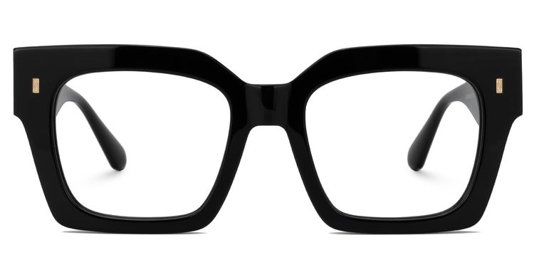 Cummings Black Square Glasses