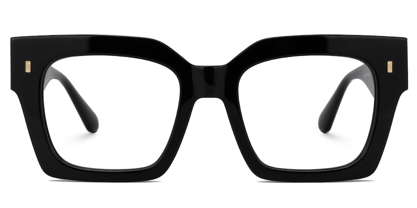 Cummings Square Black Glasses