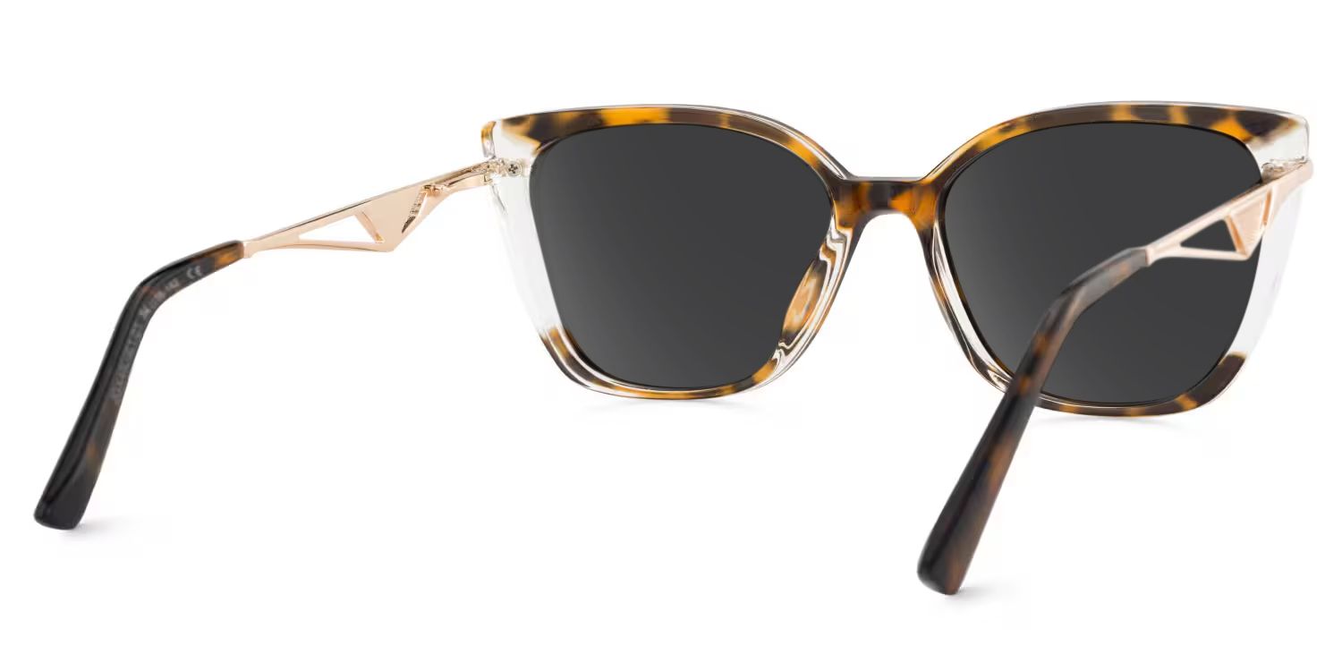 Cateye Shape Blue Light Blocking Glasses with Tortoise3