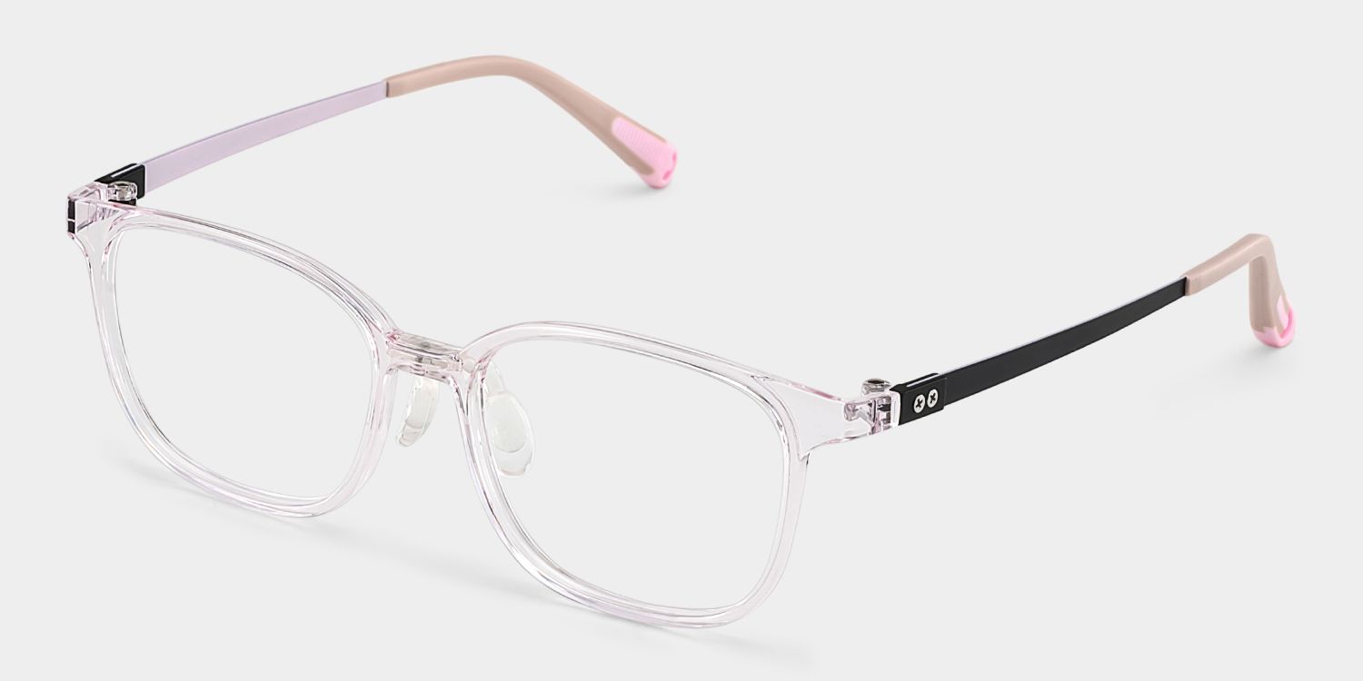Lane Rectangle Cystal Frame Eyeglasses for Teens3