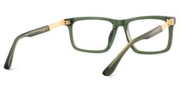 Emerson Rectangle Green Glasses5