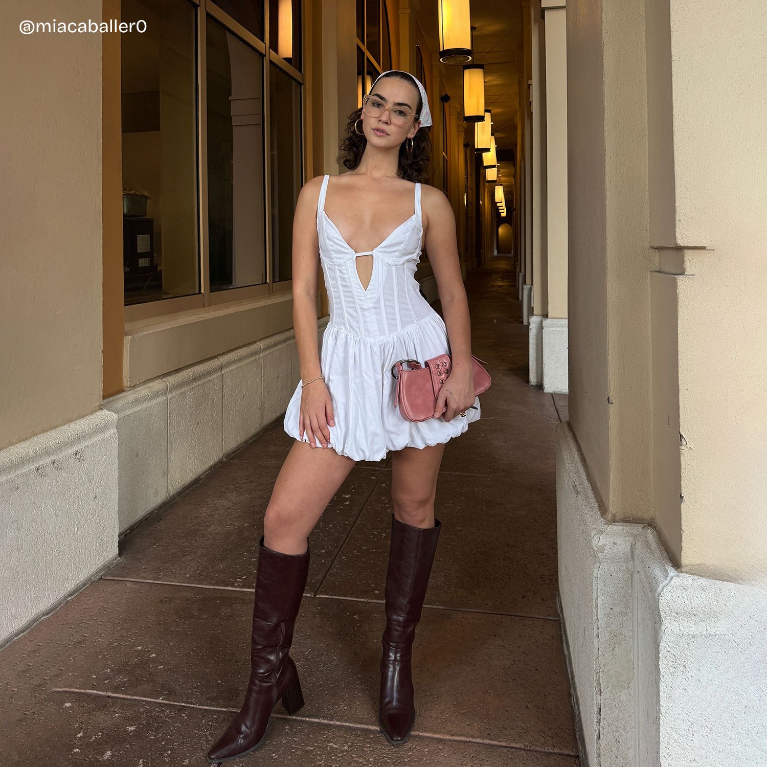 Alma Butterfly Beige Orange Transparent Glasses in Metal Temples8