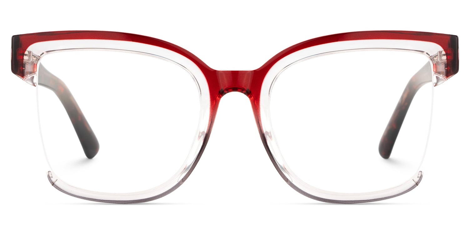 Cadogan Square Red Gray Glasses