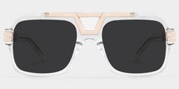 Croswell Aviator Clear Glasses0