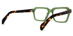 Richard Rectangle Green Glasses3