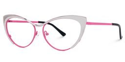 Ellen Cateye Two-Tone Glasses1