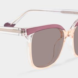 Tawana Square Purple Glasses4