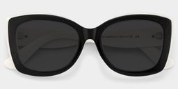 Rosie Black White Butterfly Glasses1