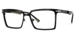 Sharma Rectangle Black Glasses3