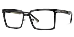 Sharma Rectangle Black Glasses3