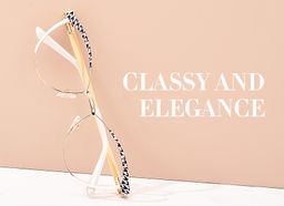 Sydney Cat Eye Black-White Glasses4