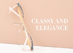 Sydney Cat Eye Black-White Glasses4