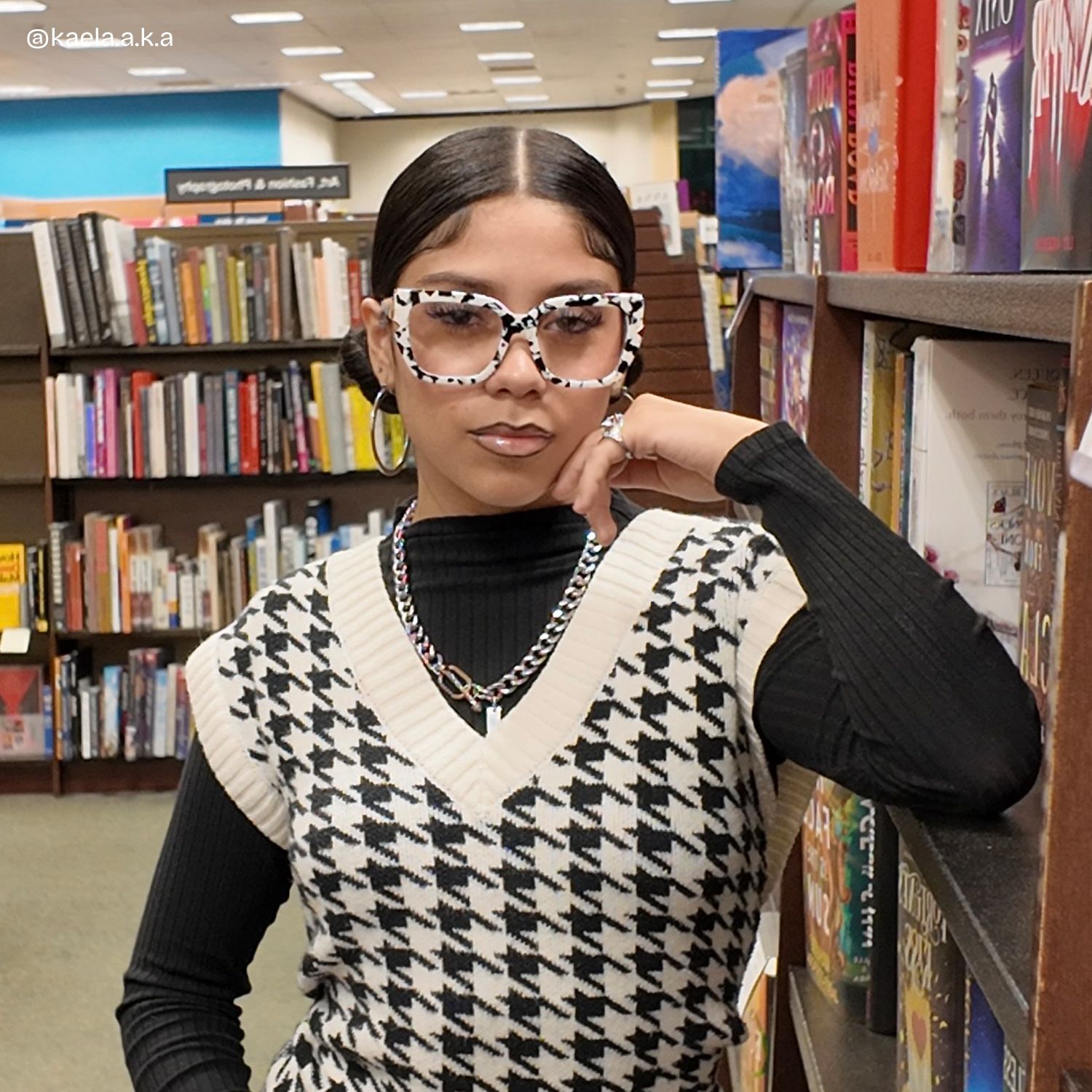 Dax Square cow print Frame Eyeglasses for Women| ZEELOOL8