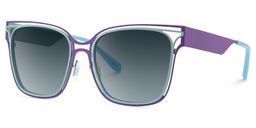 Dacarine Square Purple Blue Sunglasses2
