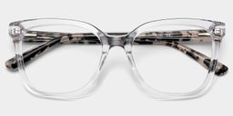 Sage Rectangle Clear Glasses4
