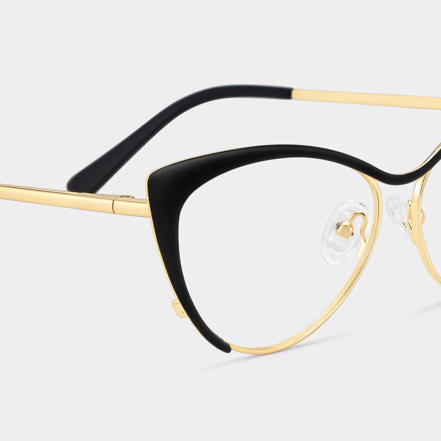 Cateye Black Glasses | Zeelool Eyeglasses4