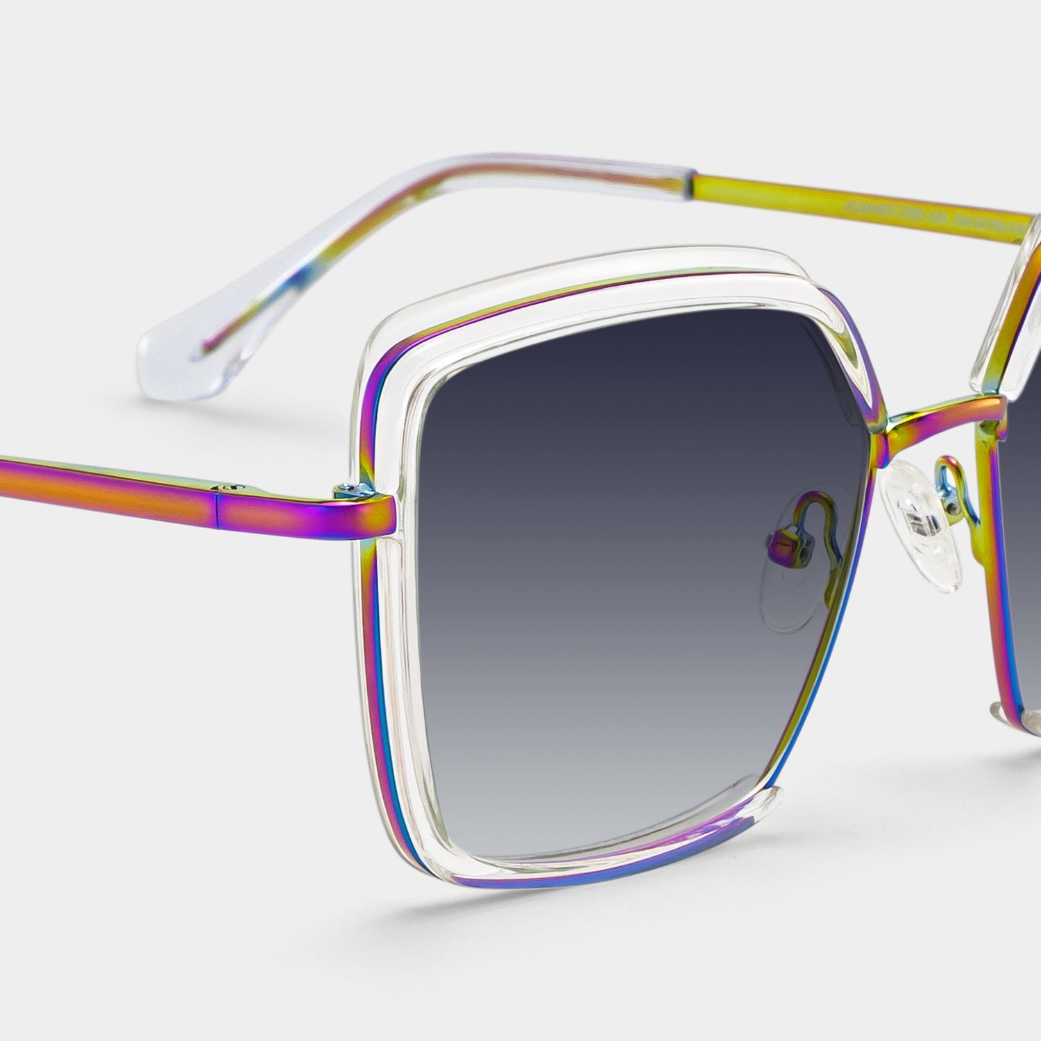 Cordaro Square Clear Frame Sunglasses for Women | ZEELOOL4